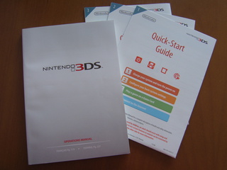 The instruction booklets